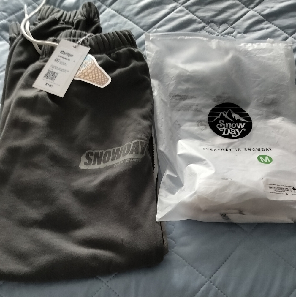 Snow Day Gray Sweatpants
